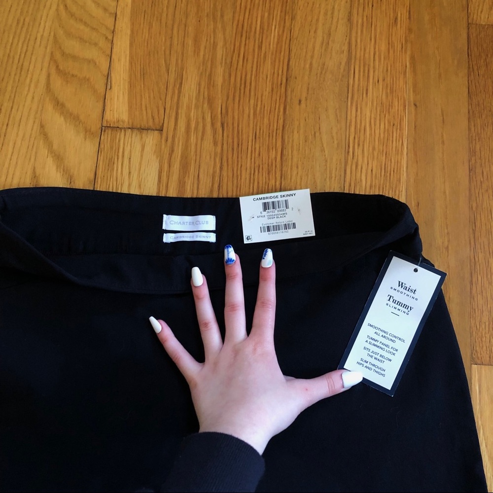 NWT charter club cambridge skinny pants